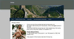 Desktop Screenshot of chinapoverty.weebly.com