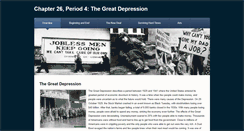 Desktop Screenshot of greatdepressionchapter26period4.weebly.com