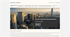 Desktop Screenshot of definitionmindset.weebly.com