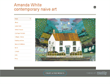 Tablet Screenshot of amandawhite-contemporarynaiveart.weebly.com