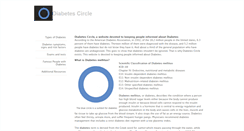 Desktop Screenshot of diabetescircle.weebly.com