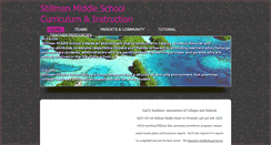 Desktop Screenshot of curricularinformationstillman.weebly.com