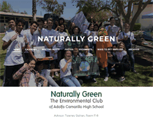 Tablet Screenshot of naturallygreen.weebly.com