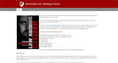 Desktop Screenshot of downloadlawabidingcitizen.weebly.com