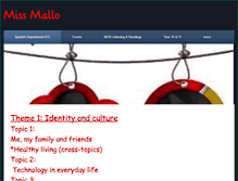 Tablet Screenshot of missmallo.weebly.com