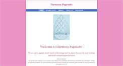 Desktop Screenshot of harmonypageants.weebly.com