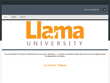 Tablet Screenshot of llamauniversity.weebly.com