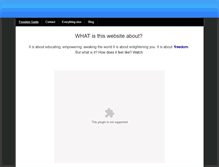 Tablet Screenshot of freedomguide.weebly.com
