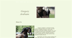 Desktop Screenshot of gregoryarabians.weebly.com