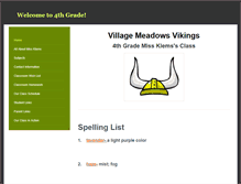 Tablet Screenshot of missklems.weebly.com