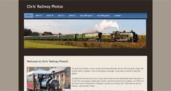 Desktop Screenshot of chrisrailwayphotos.weebly.com