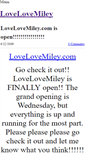 Mobile Screenshot of lovelovemiley.weebly.com