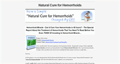 Desktop Screenshot of naturalcureforhemorrhoids.weebly.com