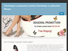 Tablet Screenshot of christian-louboutinoutlet.weebly.com