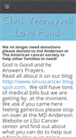 Mobile Screenshot of chriscancerfund.weebly.com
