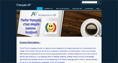 Desktop Screenshot of francaisap.weebly.com