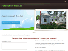 Tablet Screenshot of foreclosuredeals.weebly.com