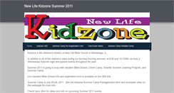 Desktop Screenshot of newlifekidzone.weebly.com