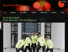 Tablet Screenshot of kreolstarsband.weebly.com