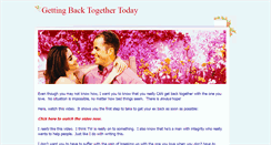 Desktop Screenshot of gettingbacktogethertoday.weebly.com