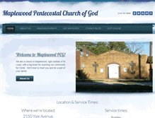 Tablet Screenshot of maplewoodpcg.weebly.com