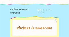 Desktop Screenshot of cbclass.weebly.com