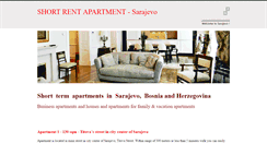 Desktop Screenshot of apartmentsarajevo.weebly.com