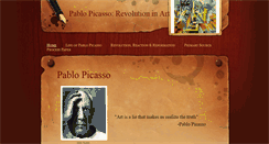 Desktop Screenshot of pablopicassoarevolutioninart.weebly.com