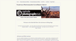 Desktop Screenshot of nashvillephotographyhikinggroup.weebly.com