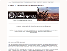 Tablet Screenshot of nashvillephotographyhikinggroup.weebly.com