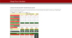 Desktop Screenshot of cheappizzacalculator.weebly.com