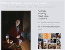 Tablet Screenshot of danielroseart.weebly.com