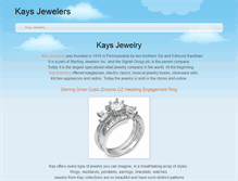 Tablet Screenshot of kays-jewellers.weebly.com