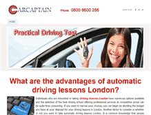 Tablet Screenshot of driving-lessons-london.weebly.com