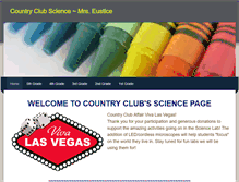 Tablet Screenshot of countryclubscience.weebly.com