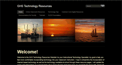 Desktop Screenshot of ghstechnologyresources.weebly.com