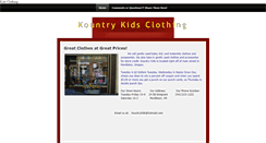 Desktop Screenshot of kountrykidsclothing.weebly.com