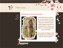 Tablet Screenshot of iwantcandybuffets.weebly.com