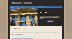 Desktop Screenshot of mrfrangella.weebly.com