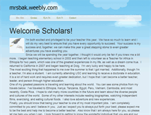 Tablet Screenshot of mrsbak.weebly.com