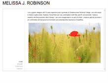 Tablet Screenshot of melissajrobinson.weebly.com