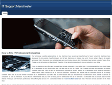 Tablet Screenshot of manchestersupportit.weebly.com