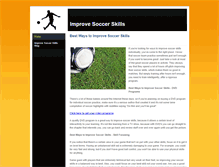Tablet Screenshot of improvesoccerskills.weebly.com