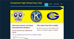 Desktop Screenshot of grossmonthighkeyclub.weebly.com