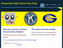 Tablet Screenshot of grossmonthighkeyclub.weebly.com