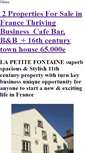 Mobile Screenshot of businessforsaleinfrance.weebly.com