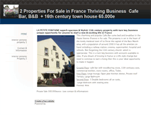 Tablet Screenshot of businessforsaleinfrance.weebly.com