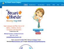 Tablet Screenshot of mysmarthandscalgary.weebly.com