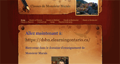 Desktop Screenshot of monsieurmarais.weebly.com