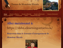 Tablet Screenshot of monsieurmarais.weebly.com